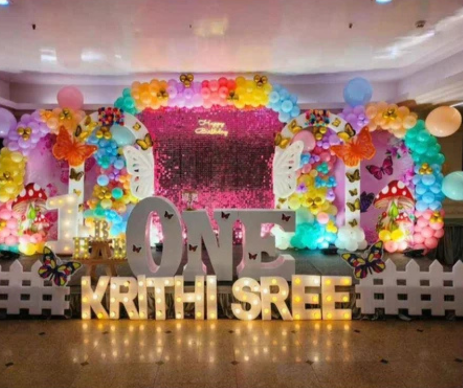 birthday balloon decoration