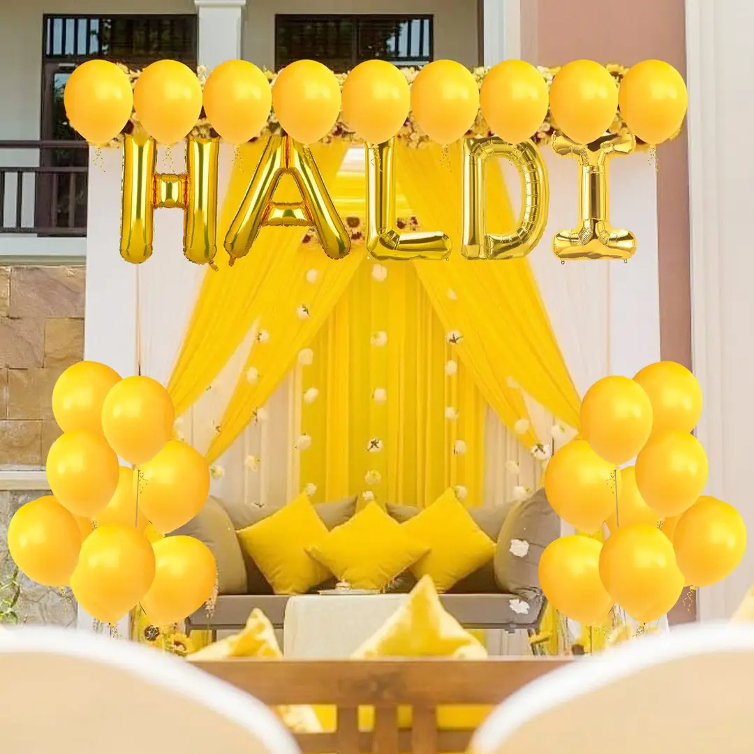 Ballon decoration for haldi